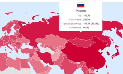Россия вошла в топ-10 стран мира по среднему уровню IQ