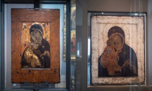 Третьяковская галерея передала РПЦ Владимирскую и Донскую иконы Божией матери